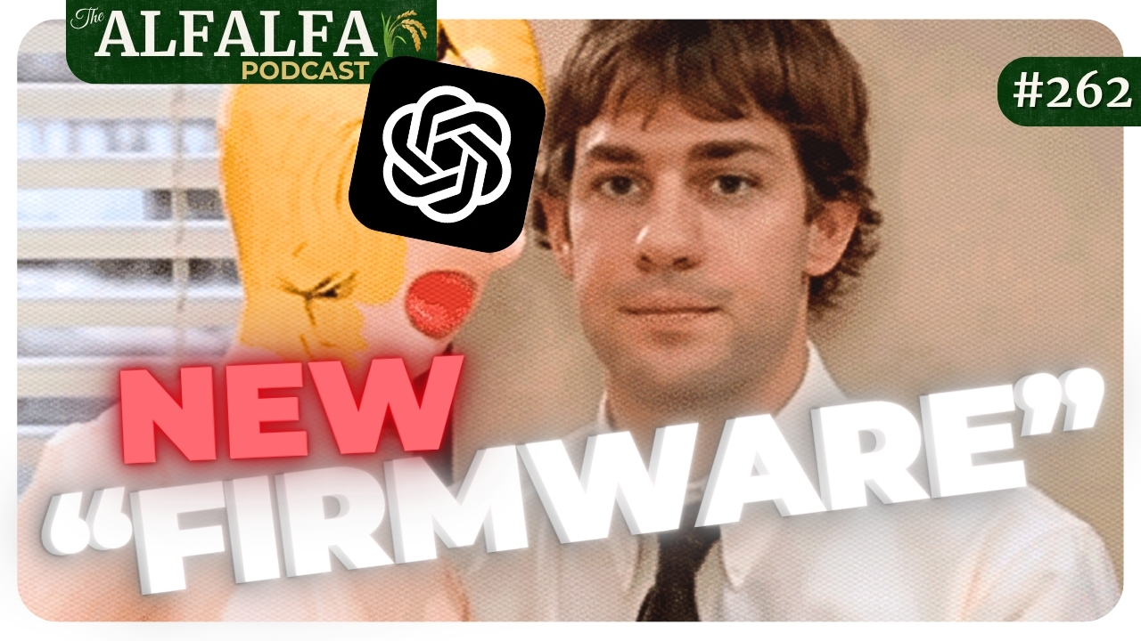 Alfalfa Podcast header image for episode on Tony Robbins, crypto crashes, and productive volatility.