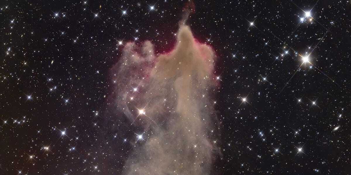 NASA Pi Day math, and a weird but lovely nebula