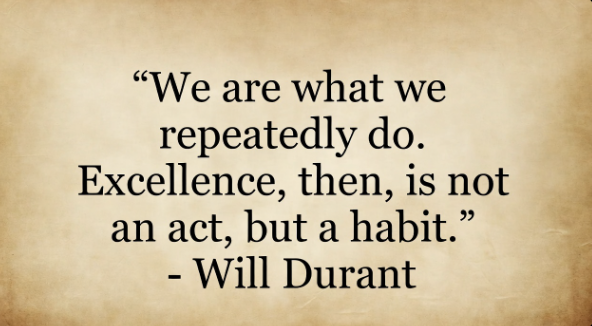 Quote card with classic typography on a warm textured background