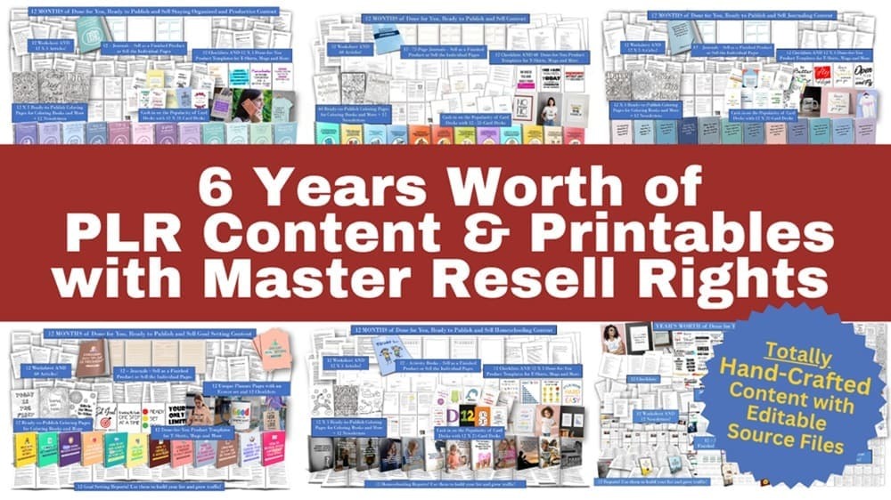 The Ultimate Master Resell Rights PLR Collection Review : 6 Year's ...