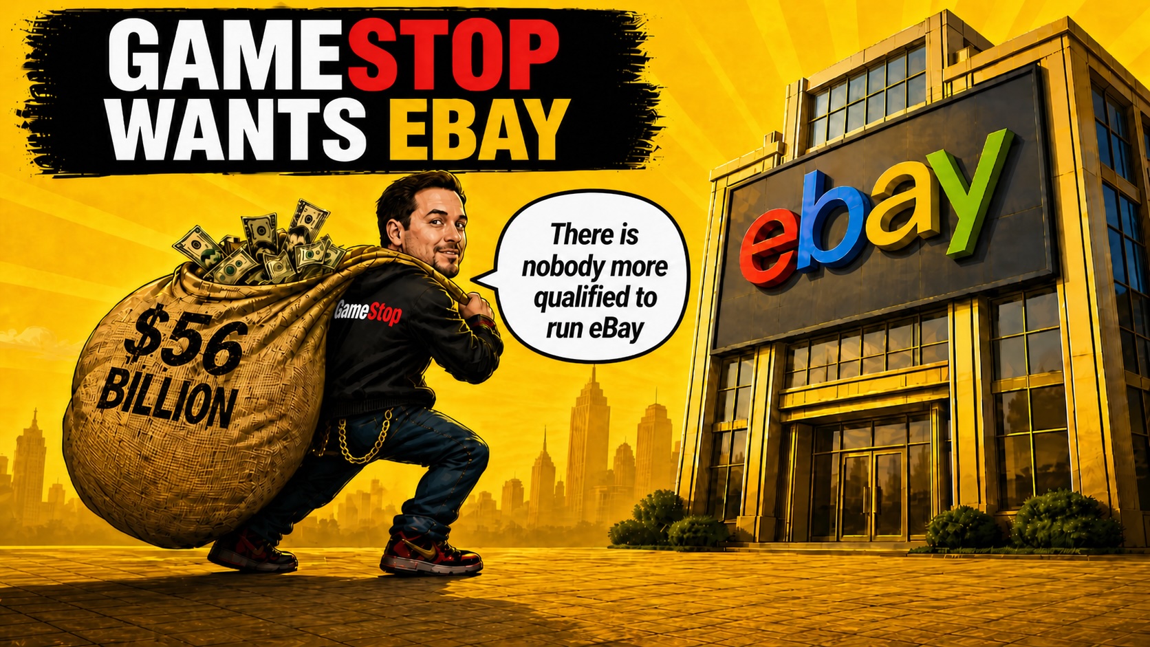 GameStop's wild bid to buy eBay
