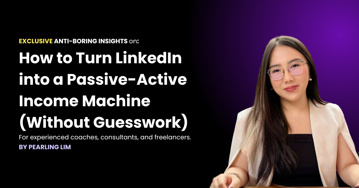 How to Turn LinkedIn into a Passive-Active Income Machine (Without ...