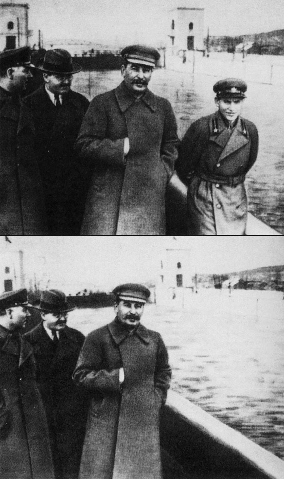 Example of Stalin-era photo manipulation