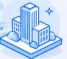 Investor Call editorial illustration: company construction.