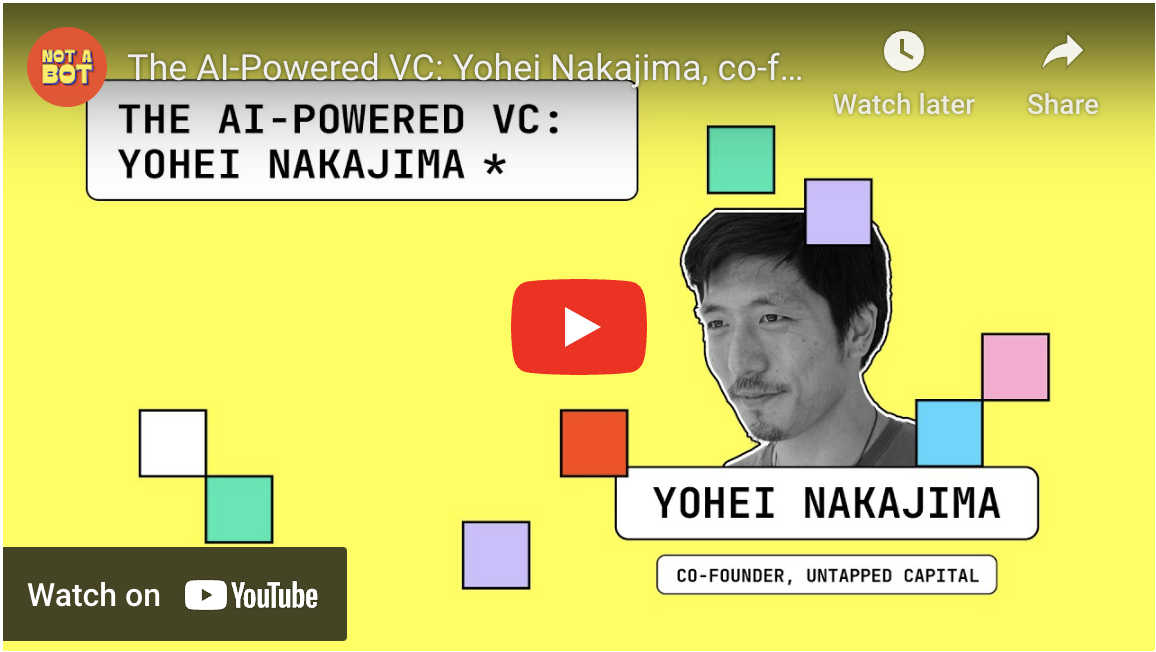 The AI-Powered VC: Yohei Nakajima