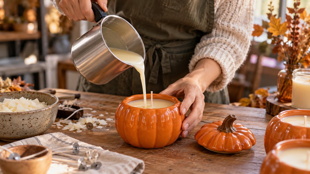 Pumpkin Jar Candle-Making Workshop