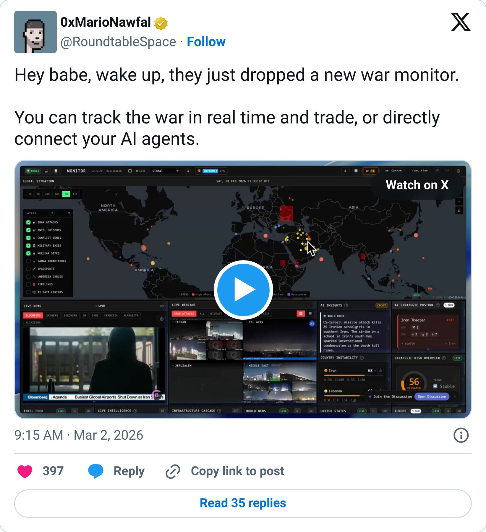 Tweet screenshot