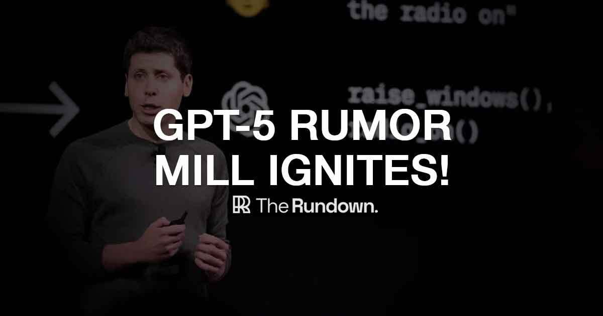 GPT-5 timeline leaked