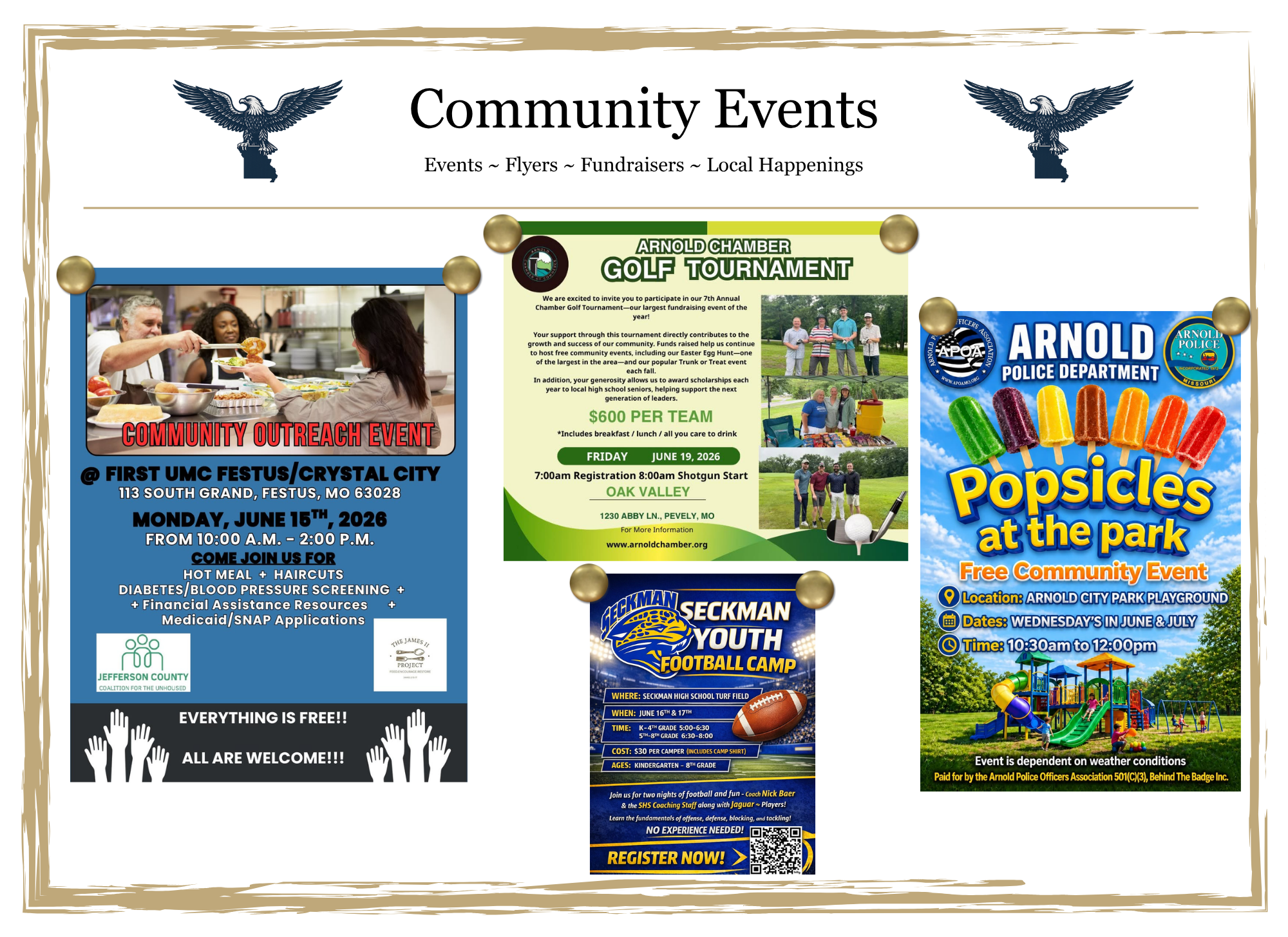 The Jefferson Review Community Events