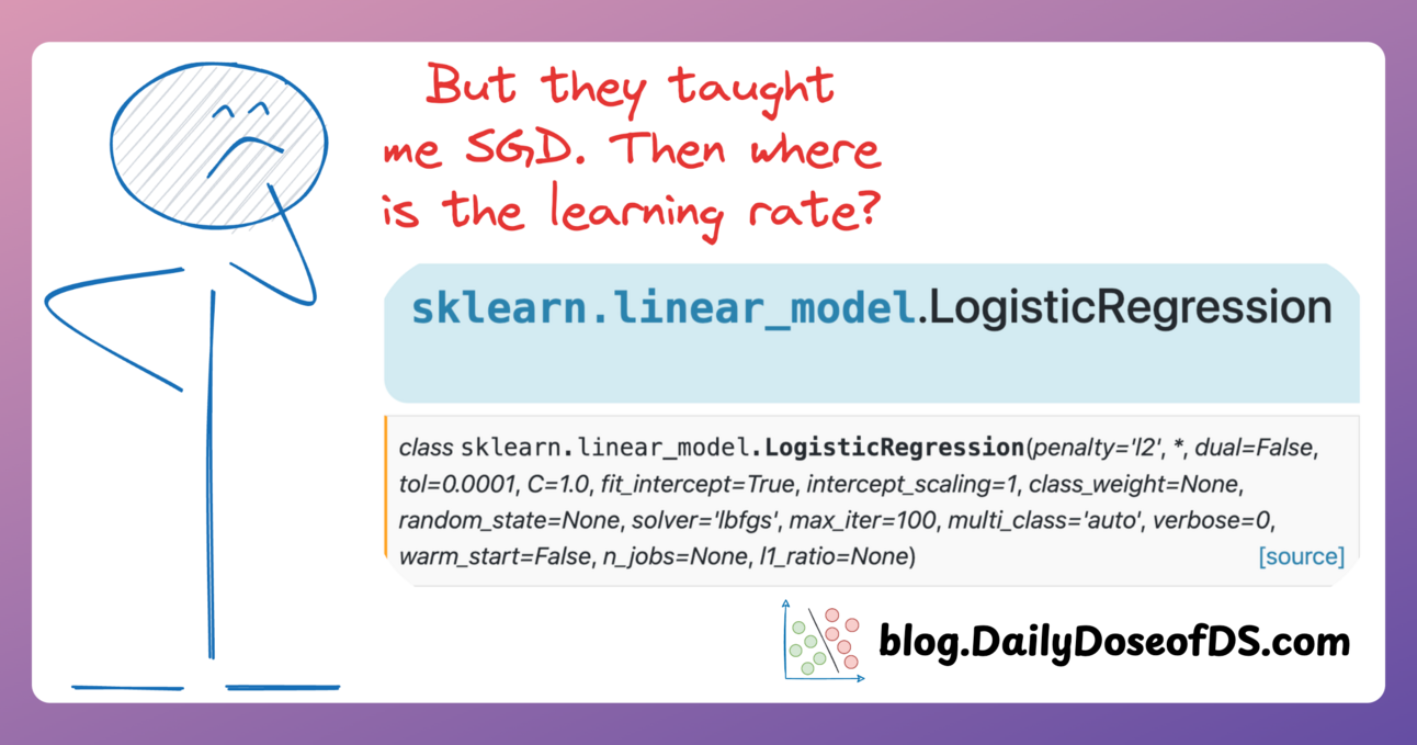 Why Sklearn’s Logistic Regression Has no Learning Rate Hyperparameter?