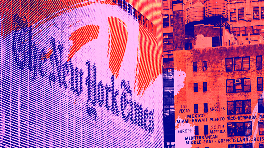 The New York Times está se agigantando no digital
