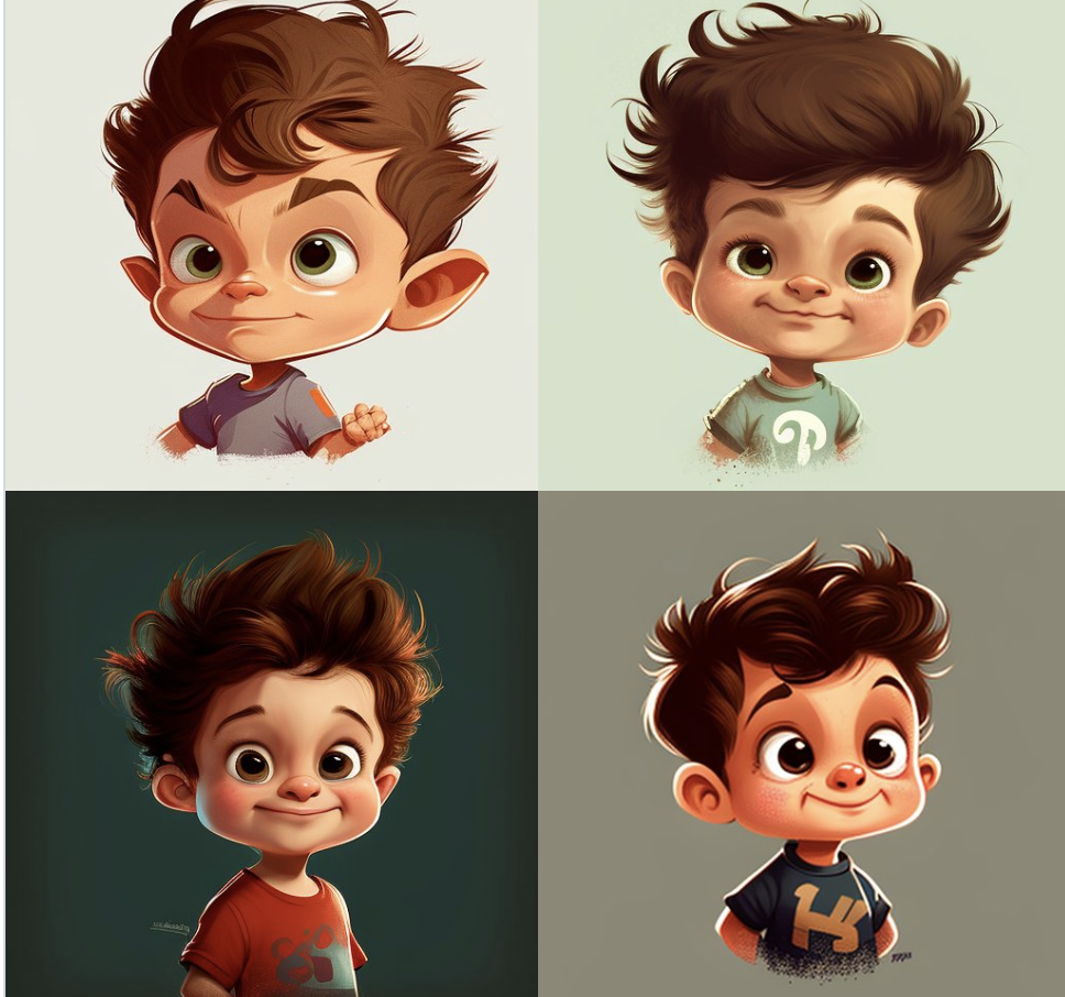Make characters for your kids' book with this