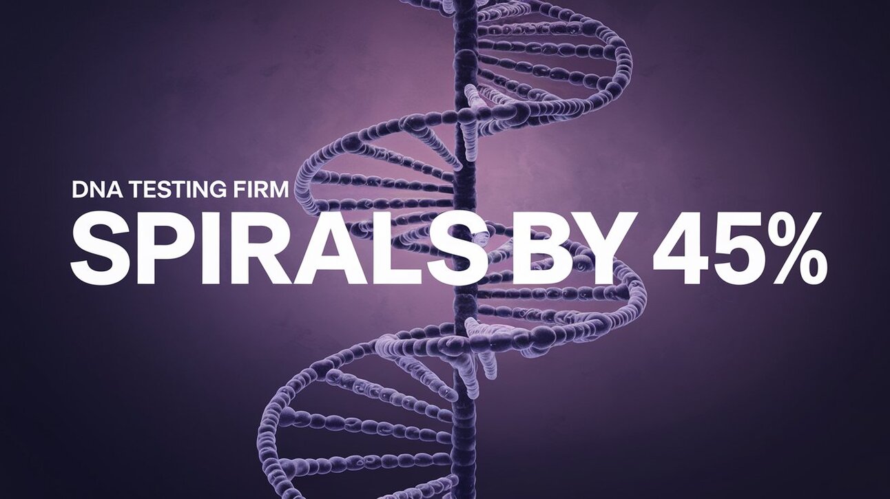 DNA Testing Firm Spirals by 45%