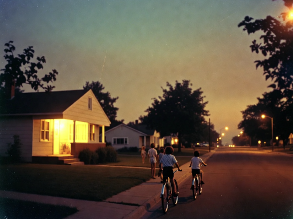 Rita’s Porch-Light Goodbye, Michigan, 1976