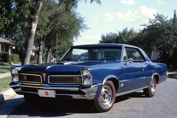 1965 Pontiac GTO Hardtop in Nightwatch Blue