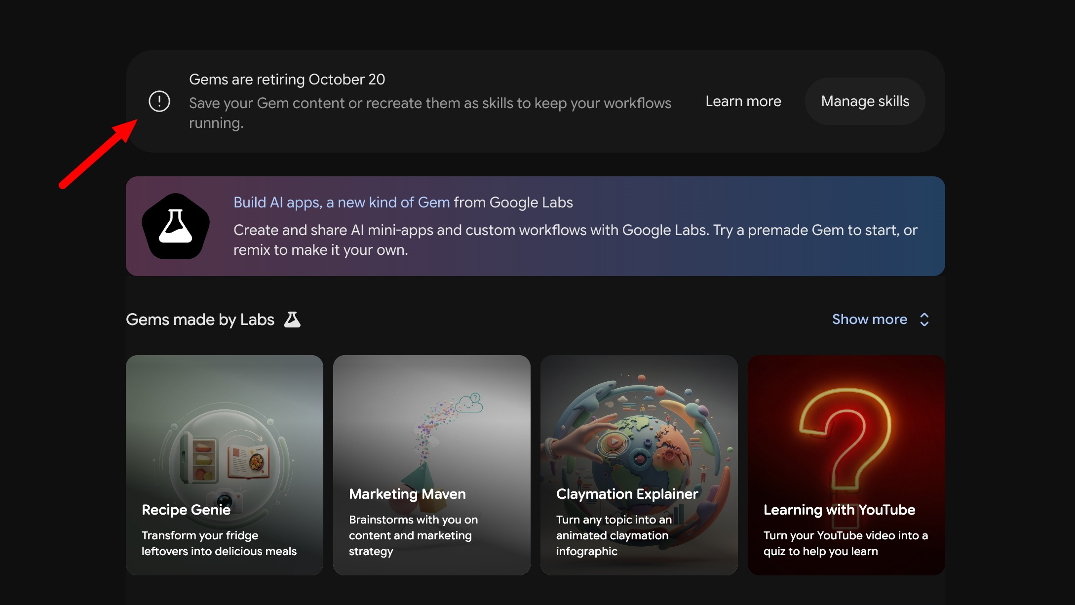 Google Gemini Gems