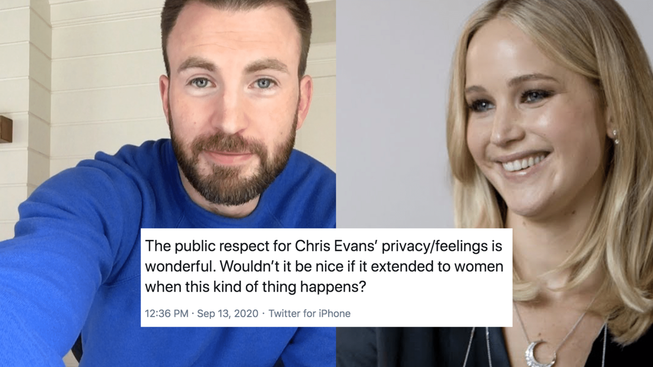 Chris Evans Pic Sparks Debate On Sexism