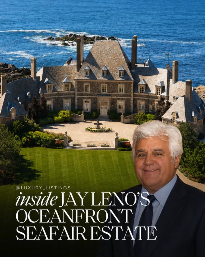 Aerial view of a luxury waterfront property