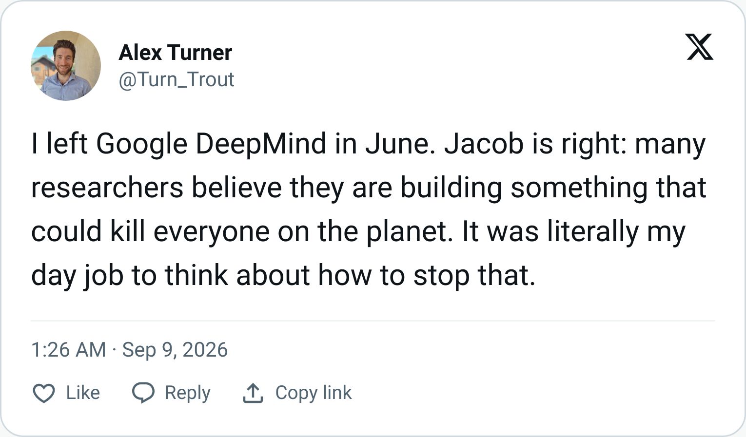 Tweet screenshot