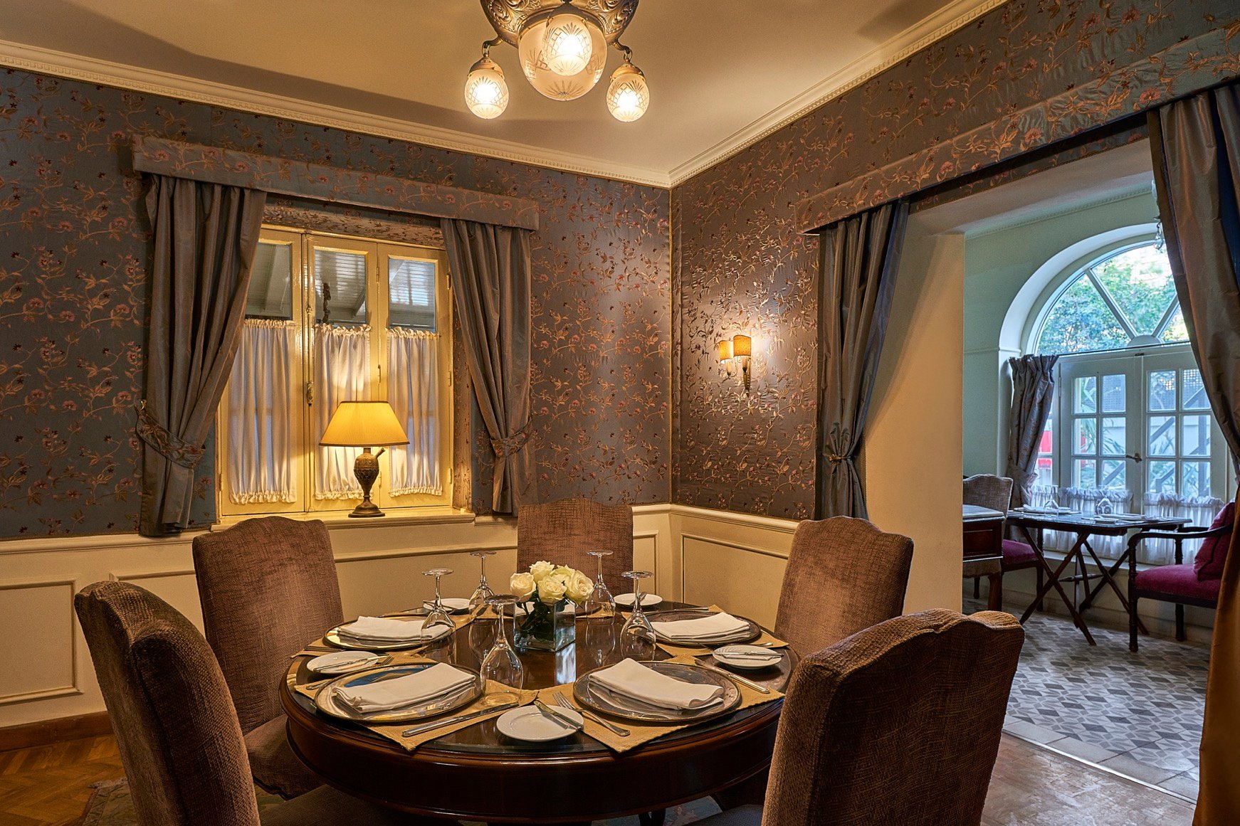 Dining room at Villa Belle Époque