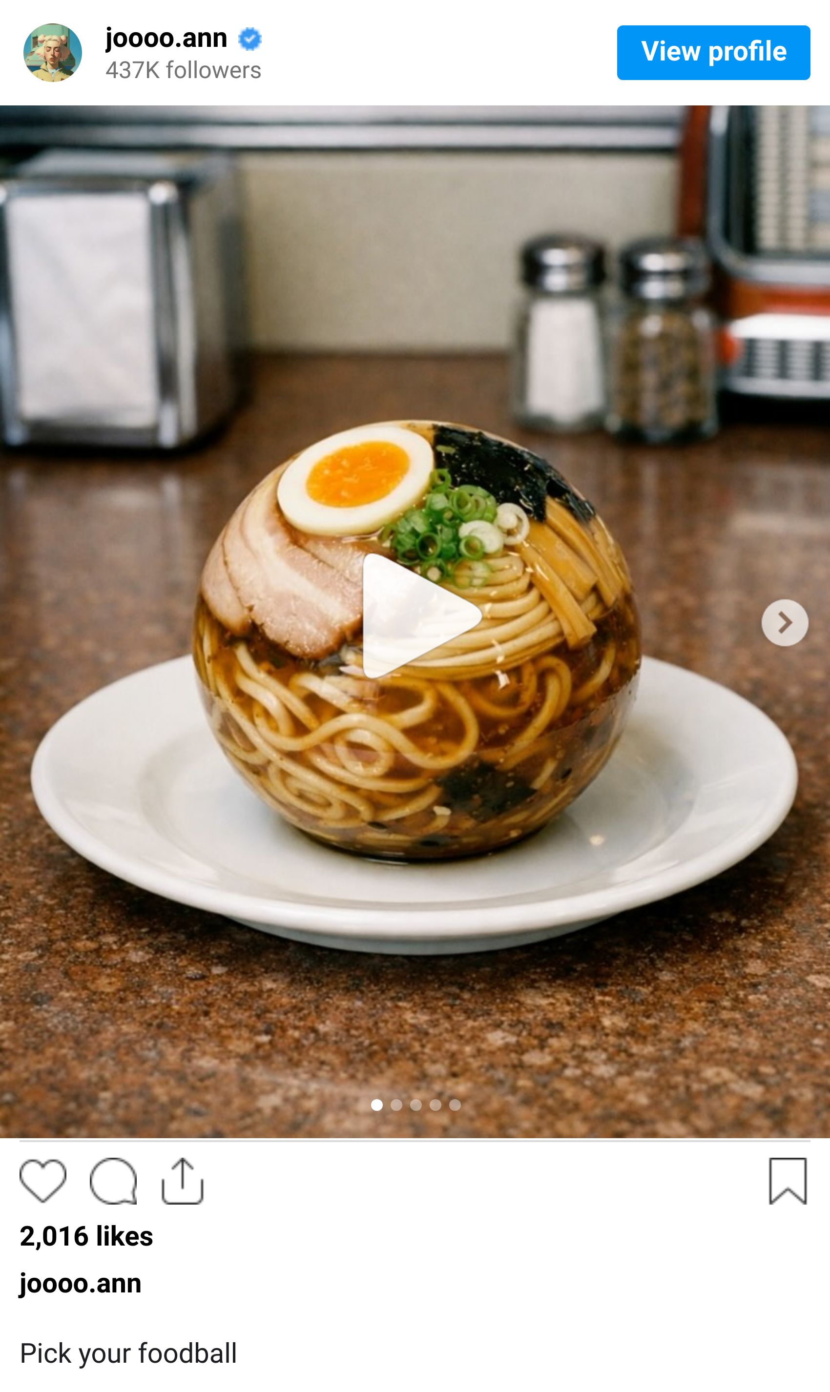 Instagram reel screenshot