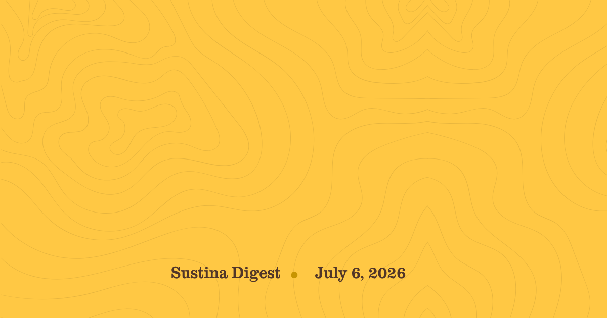 Sustina Digest cover
