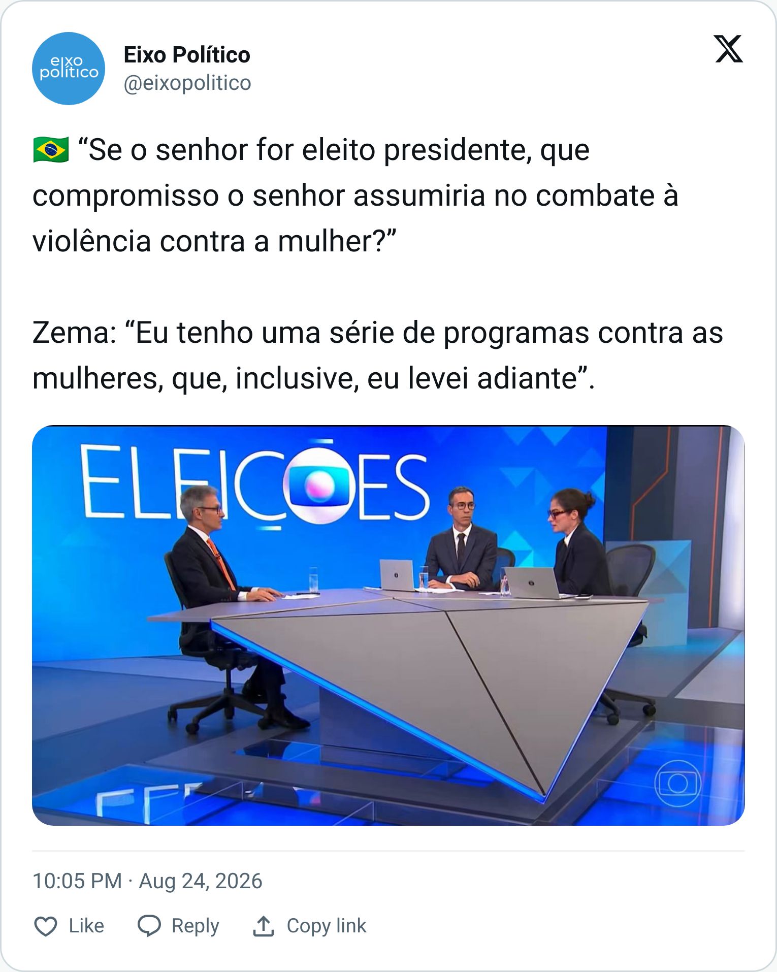 Tweet screenshot