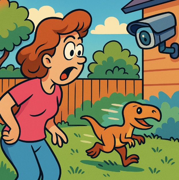 Woman reportedly convinced she saw a ‘baby dinosaur’ running through yard