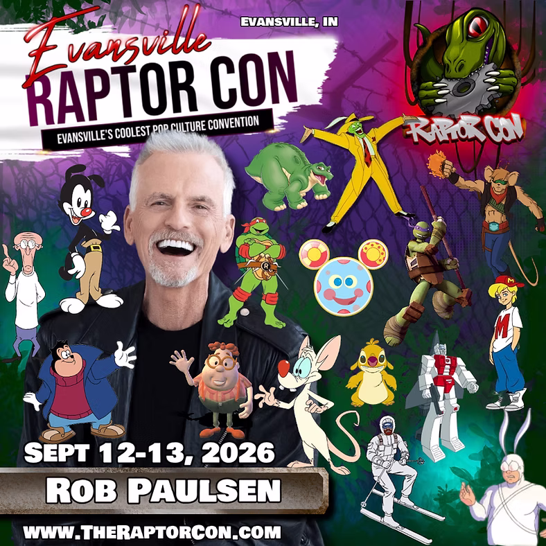 ROB PAULSEN at Evansville Raptor Con 2026