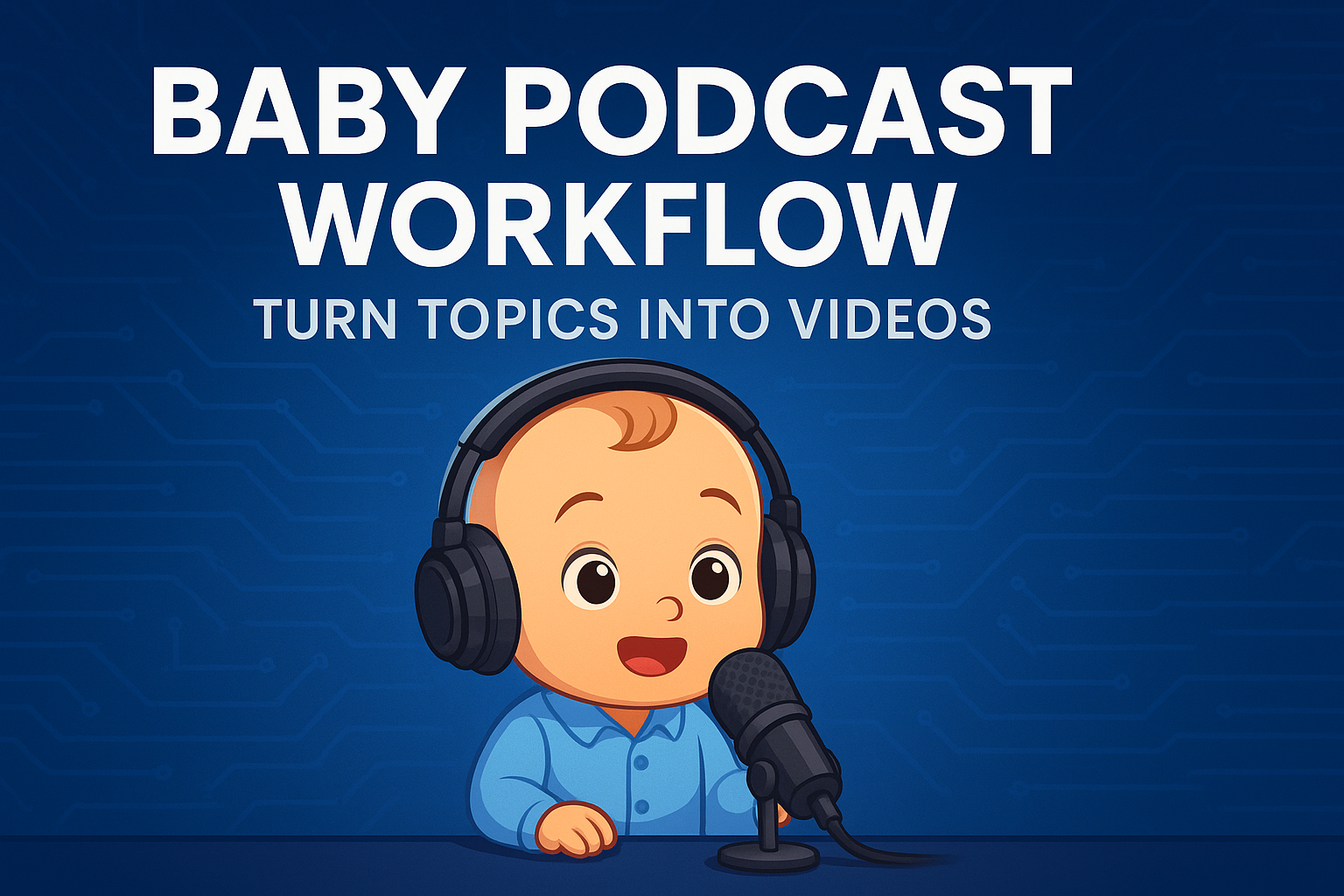 B2B Agents: Baby Podcast Workflow: Turn Topics Into Videos