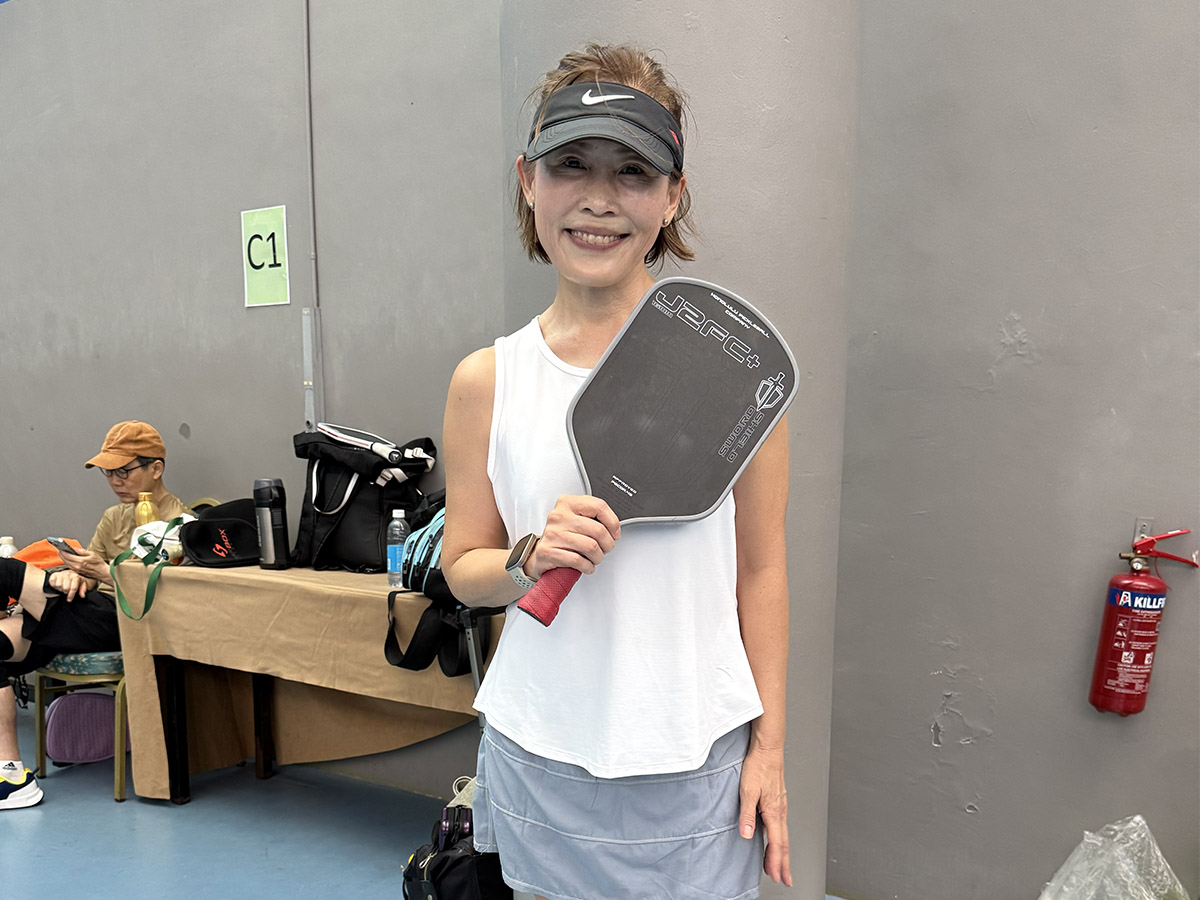 Joyce, sweet-sweet lady...off court only. 😉
