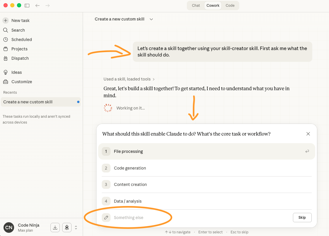Creating a new Claude Skill