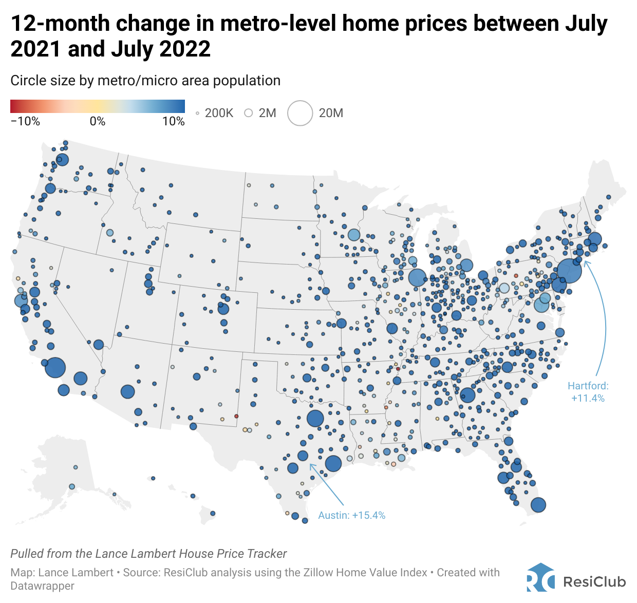Interactive maps reveal 7 years of home price growth in America