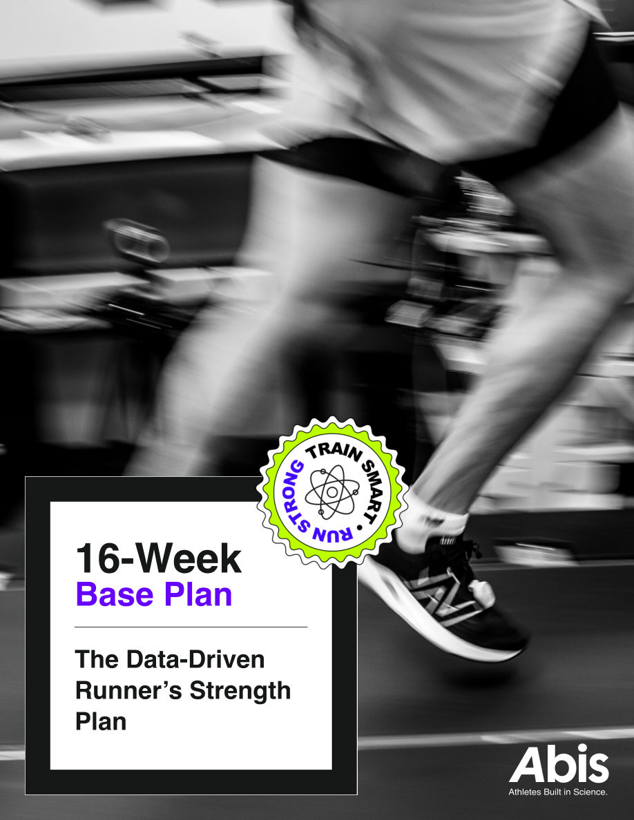 The Data-Driven Runner's Strength Plan, 16-week Base plan cover