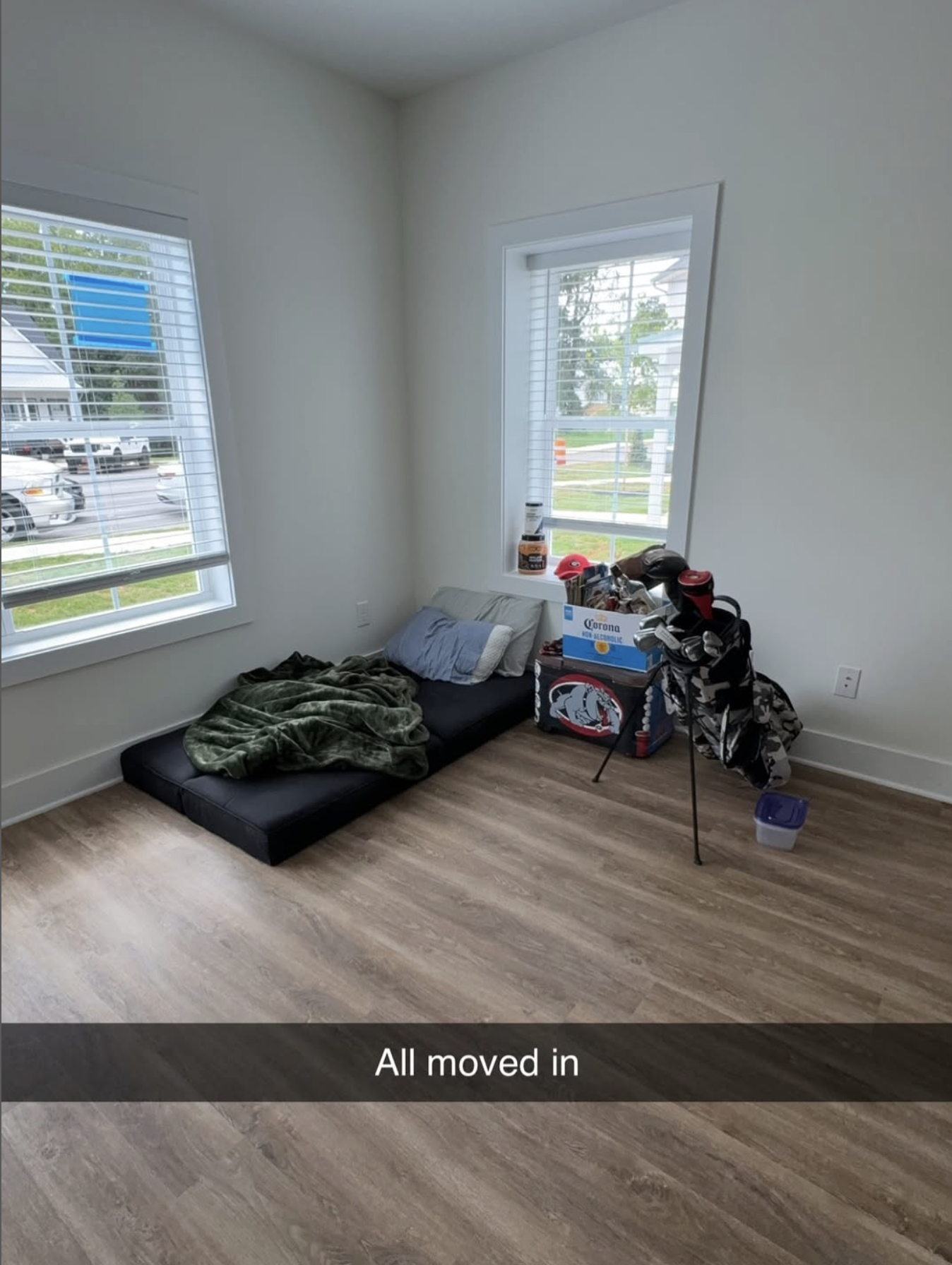 All Moved In Minimalist Golf Setup