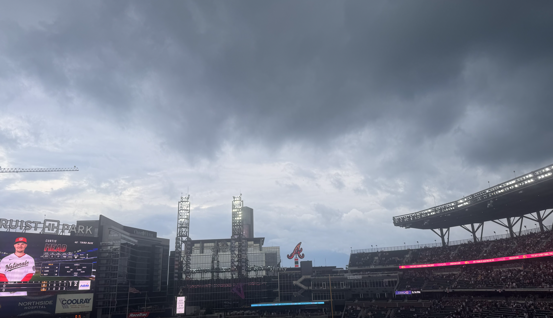 Scene from the ballpark