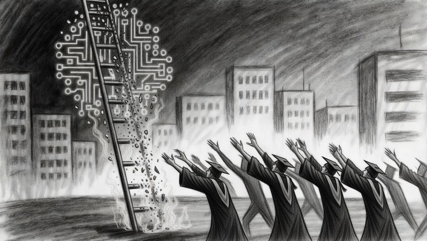 The Ladder Is Evaporating