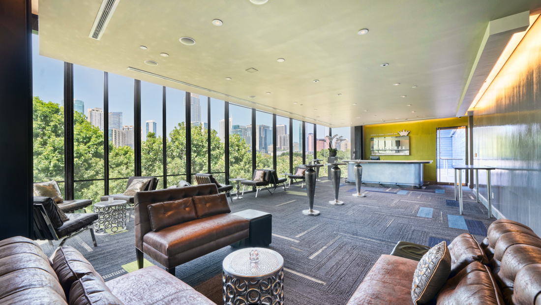The Serra Skyline Lounge at Zach Theater