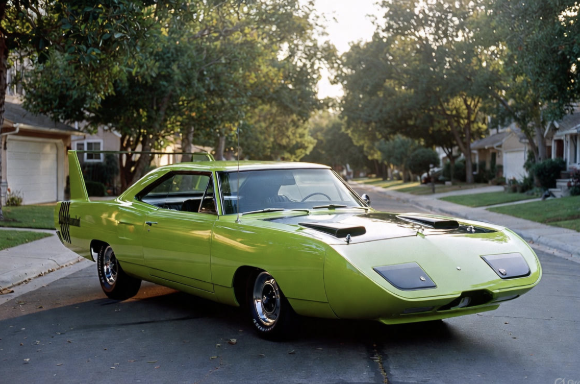 1970 Plymouth Superbird in Limelight Green