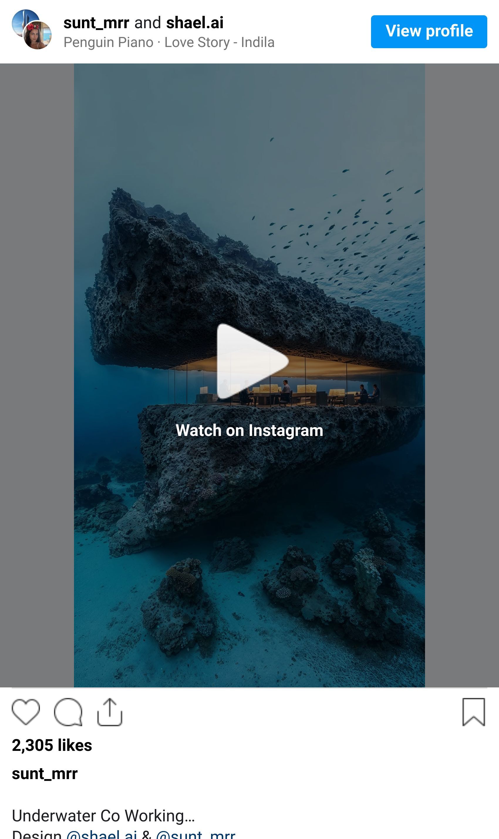 Instagram reel screenshot