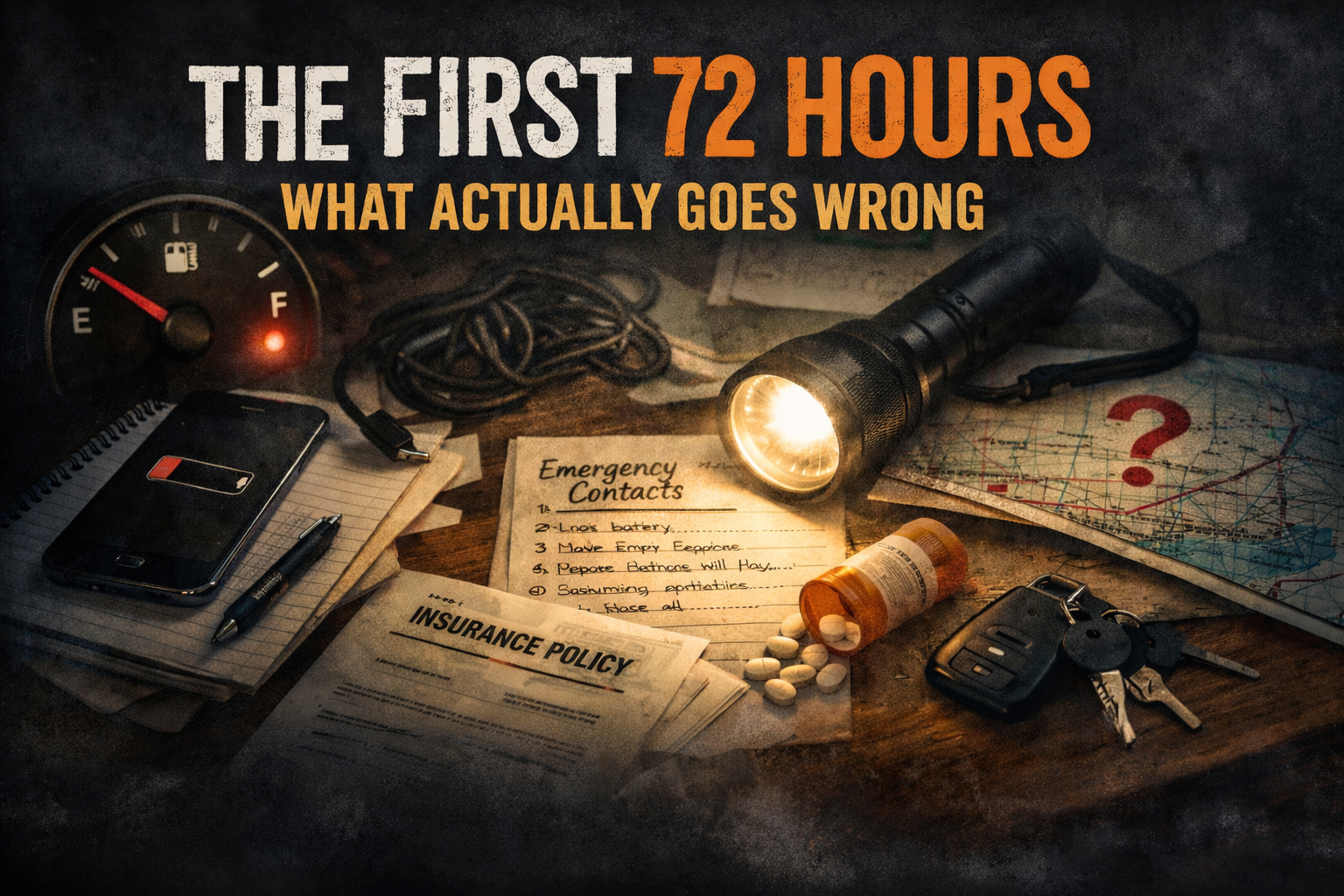 The First 72 Hours: What Actually Goes Wrong