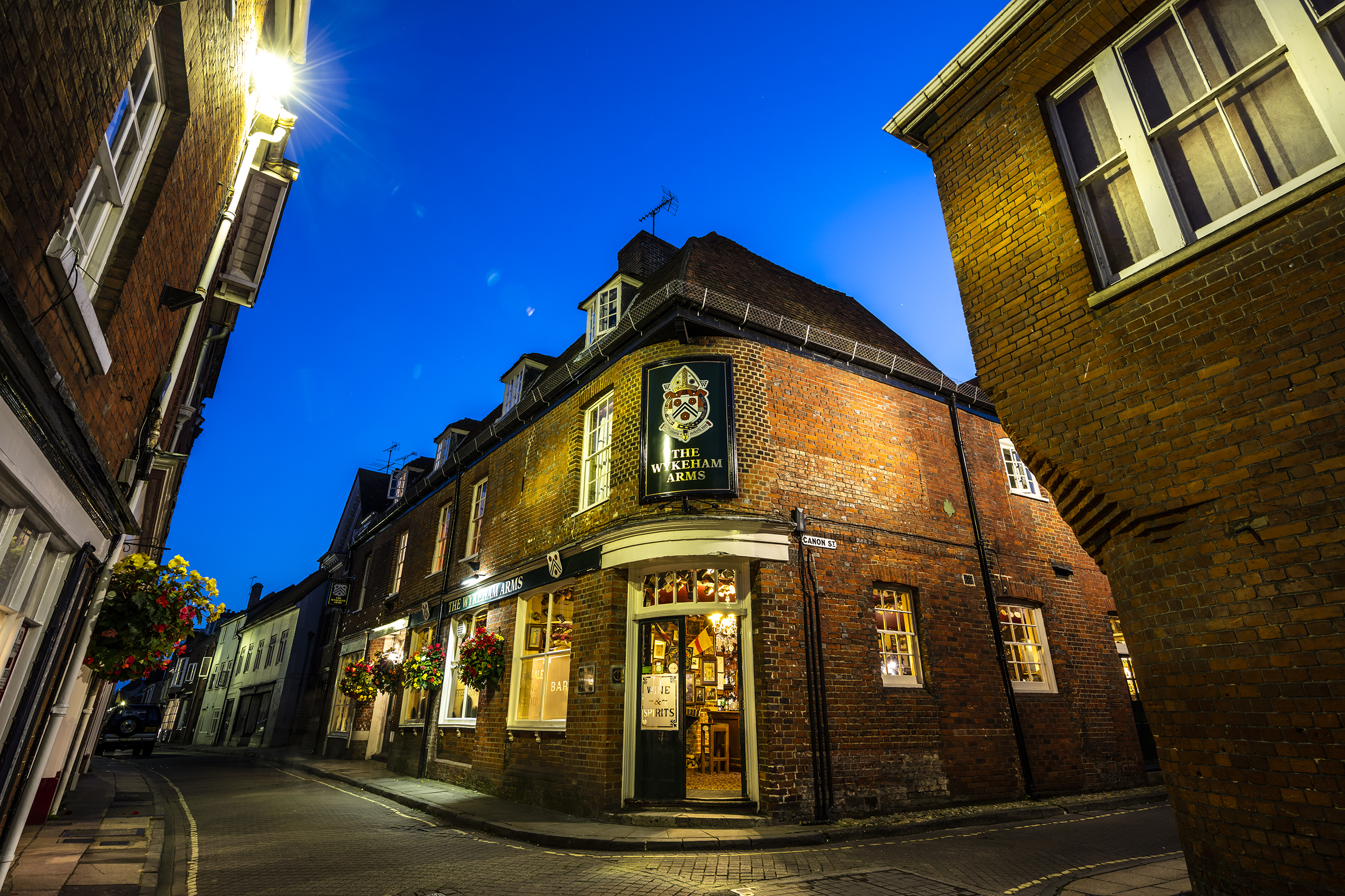 The property and setting at The Wykeham Arms
