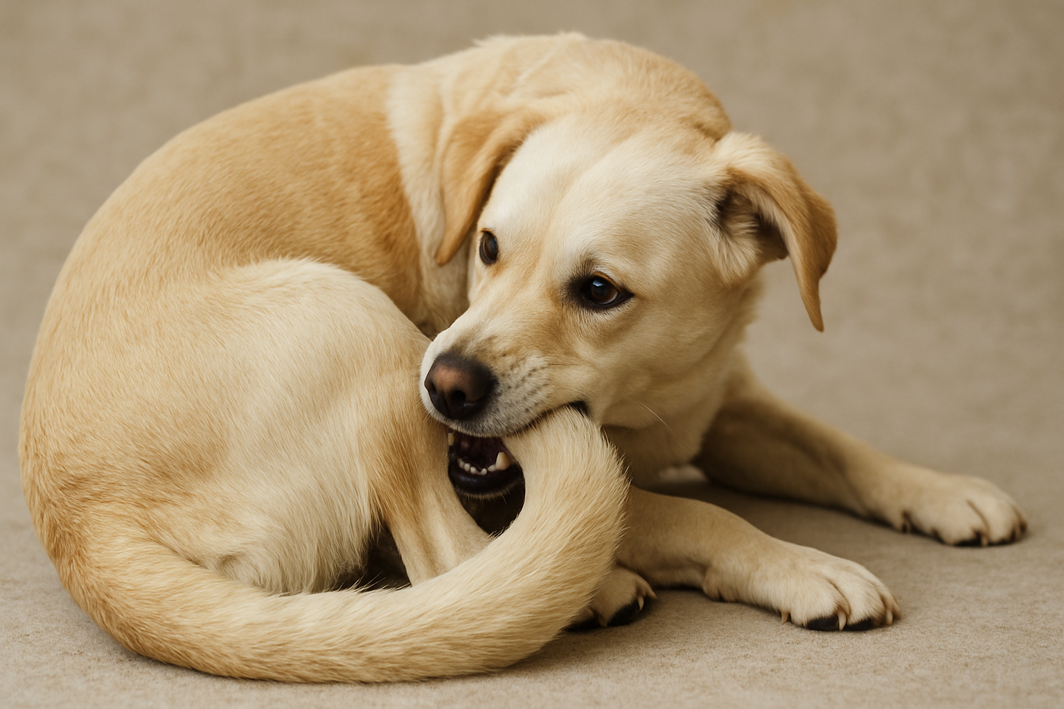 Why Is Your Dog Biting His Tail?