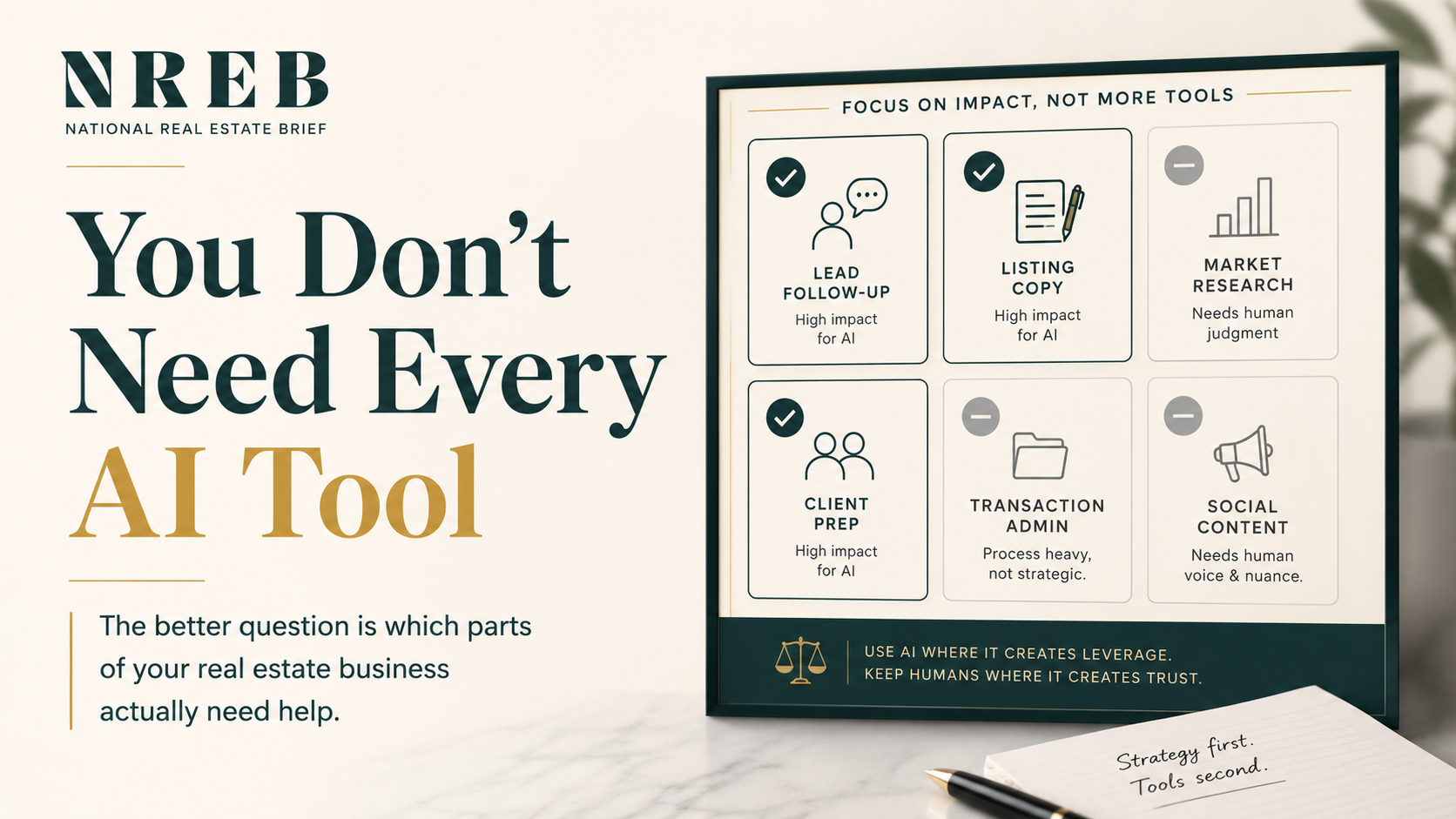 You Don’t Need Every AI Tool