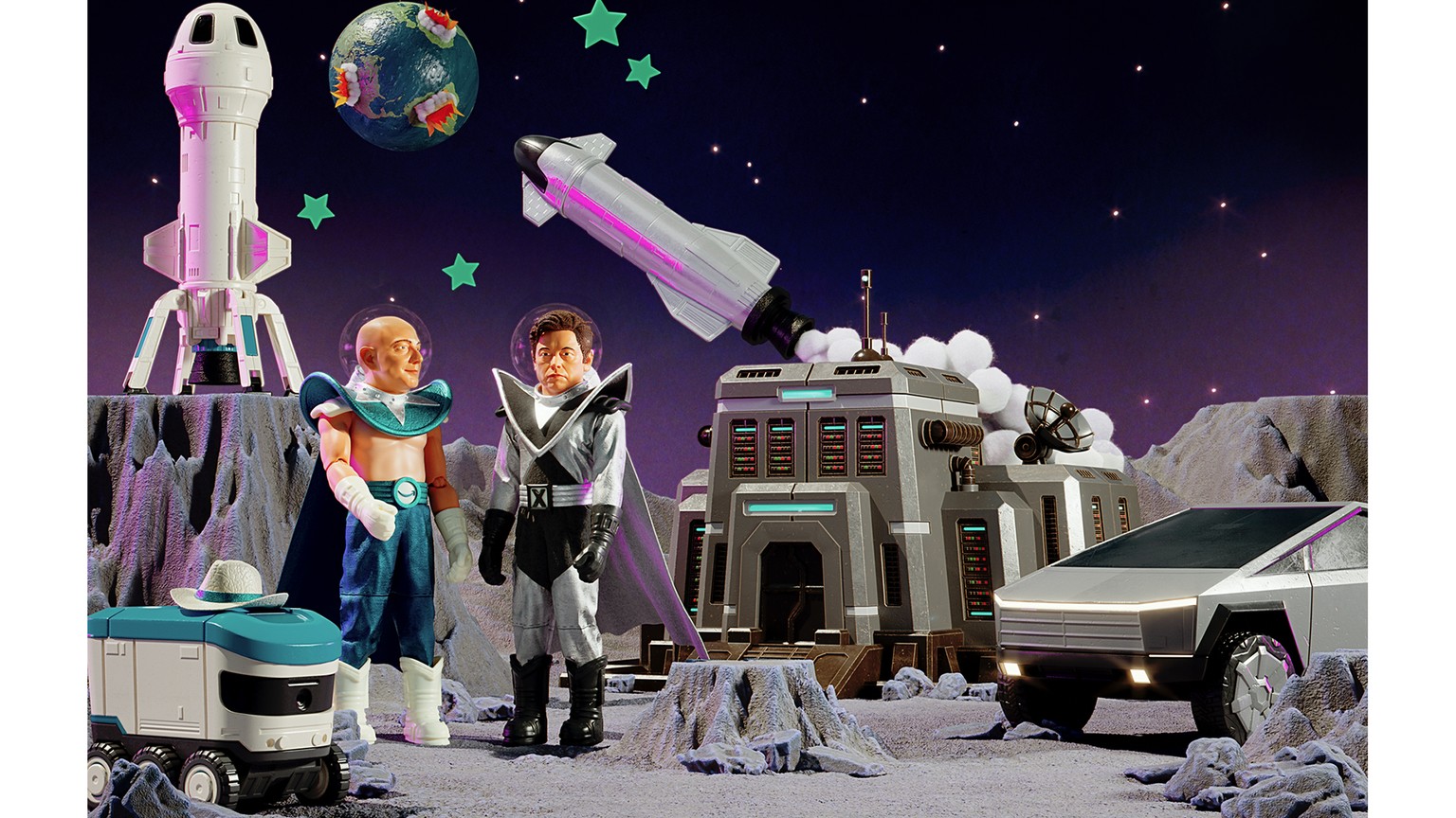Choose Your Overlord: Bezos and Musk's space race
