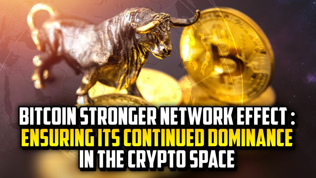 Bitcoin's Stronger Network Effect: Ensuring Its Continued Dominance in the Crypto Space