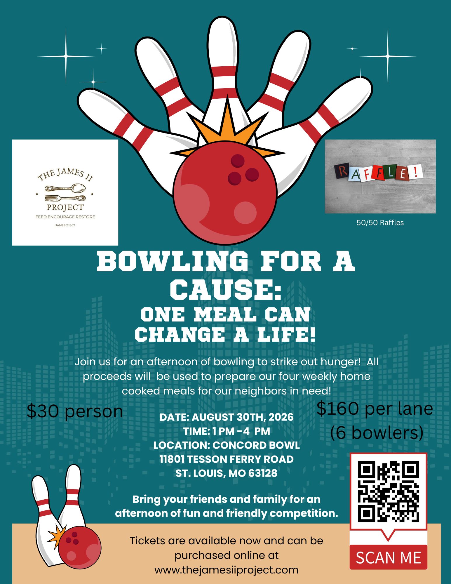 Bowling for a Cause August 30th