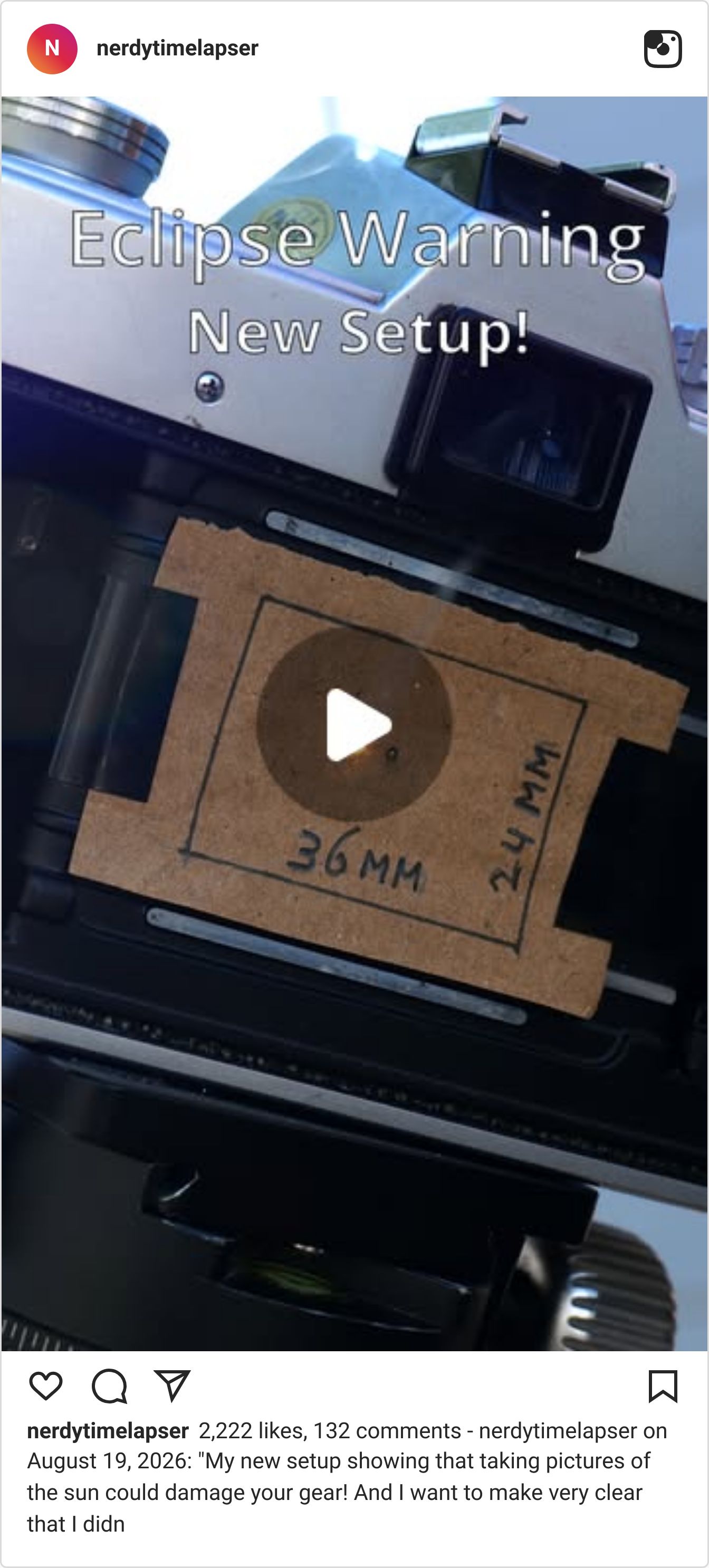 Instagram reel screenshot