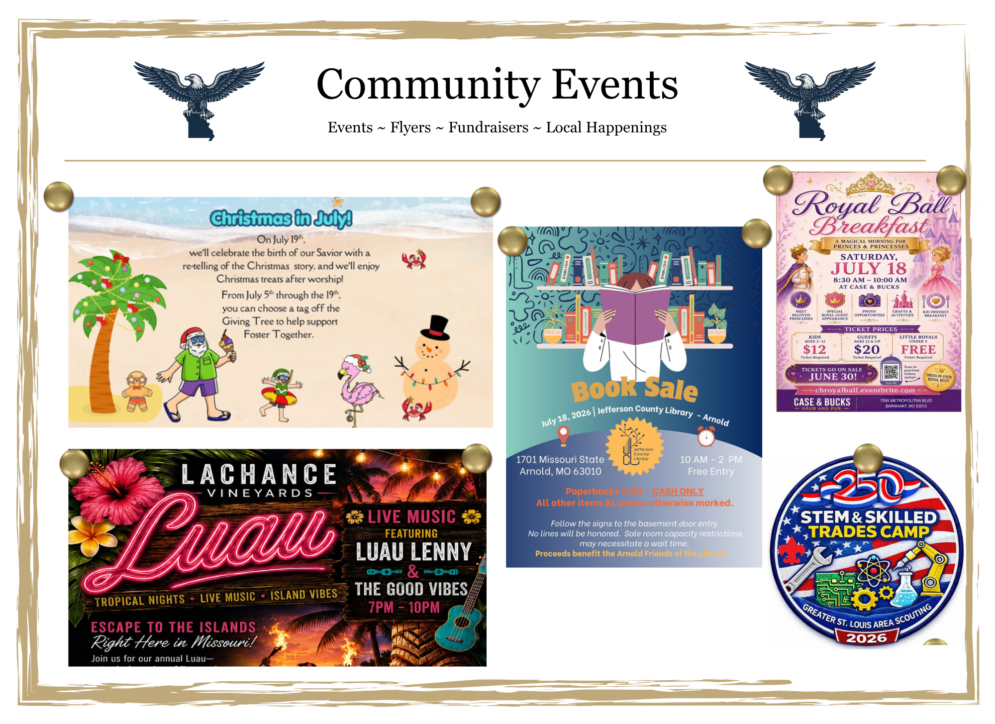 The Jefferson Review Community Events