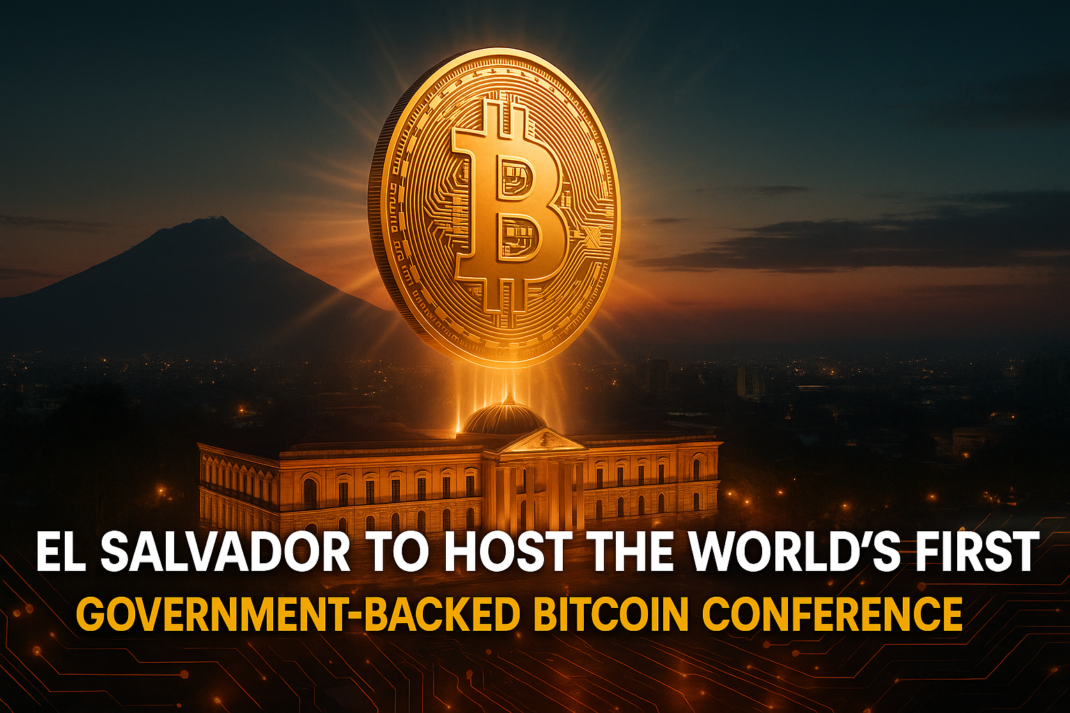 El Salvador to Host the World’s First Government-Backed Bitcoin Conference